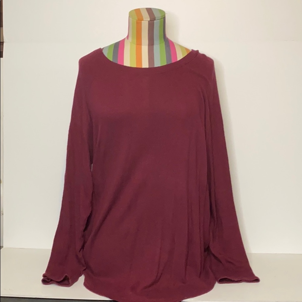 American Eagle Soft&Sexy Deep Red Sweater